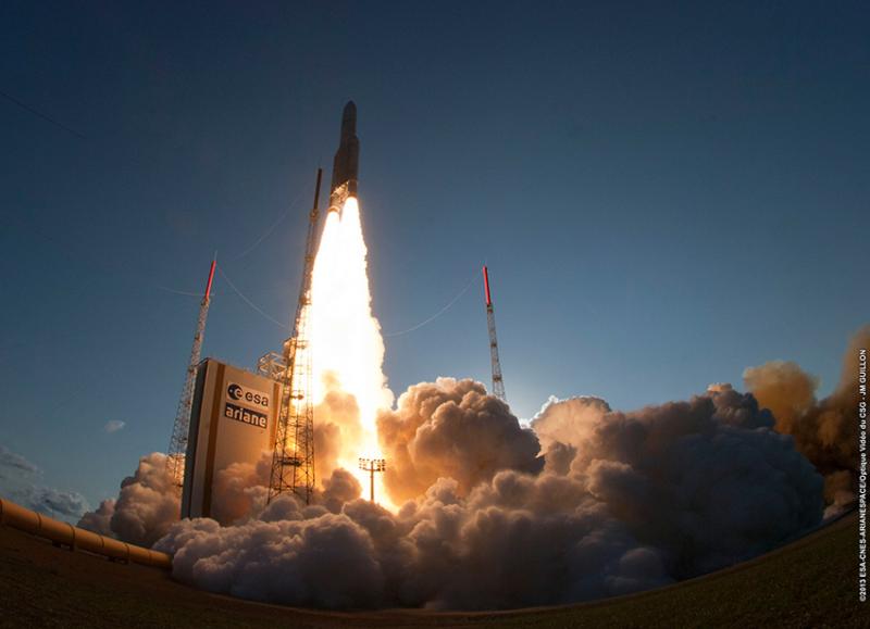 Ariane 5 raketdaşıyıcısı start götürüb