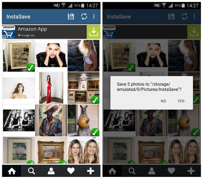 Instagram fotolarını telefonun yaddaşında necə saxlamaq olar?