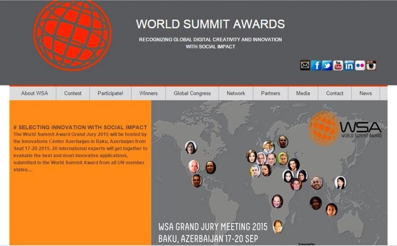 “World Summit Award 2015” də yarışacaq layihələrimiz - İcmal