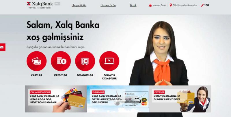 Xalq Bank saytını yenilədi