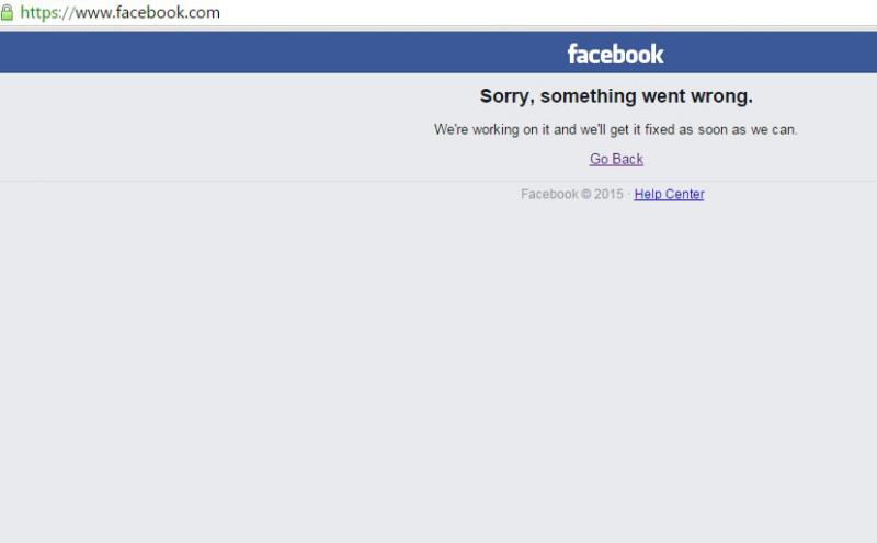 Facebook-un fəaliyyətində yenə problem yarandı