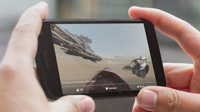 Facebook 360 dərəcə videolar təqdim edib 