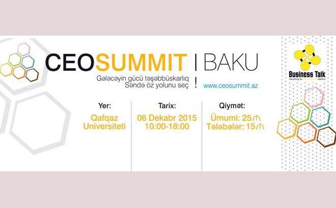 Bir CEO-nun həyat hekayəsi- Bakıda tədbir keçiriləcək 