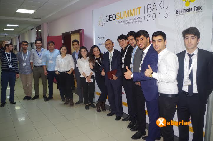 Tanınmış şirkət təsisçiləri uğur hekayələrini gənclərlə bölüşüb