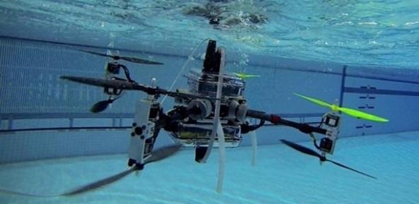 Suyun altında uzun müddət qala bilən dron