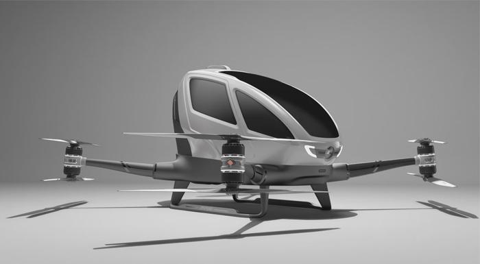 Sərnişin daşıyan dron təqdim edildi 