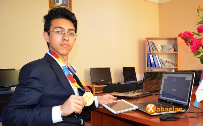 Gənc proqramçımız beynəlxalq müsabiqədə qızıl medal qazanıb- Fotolar