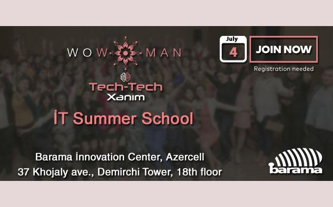Tech-Tech Xanım İT Yay Məktəbi üçün seçimlərə başladı 