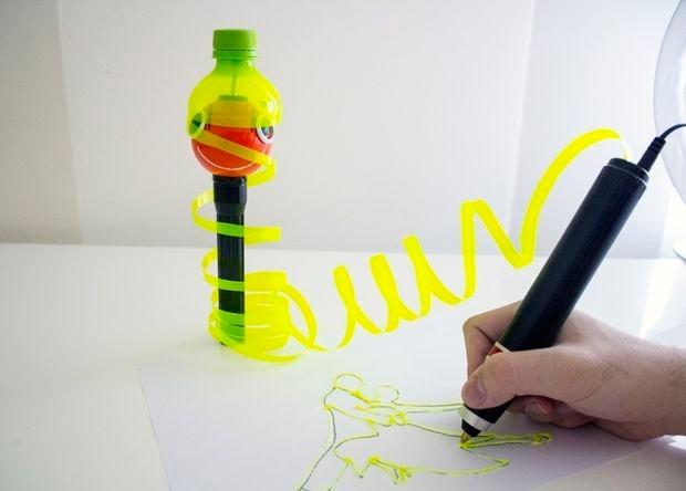 3D qələm plastik butulkadan istifadə etməklə çap edəcək