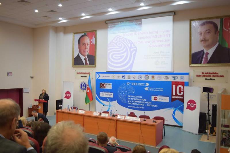 “Asan İmza” AICT 2016 konfransında təqdim edilib- Fotolar