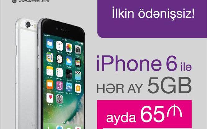  iPhone 6 sərfəli şərtlərlə satışda
