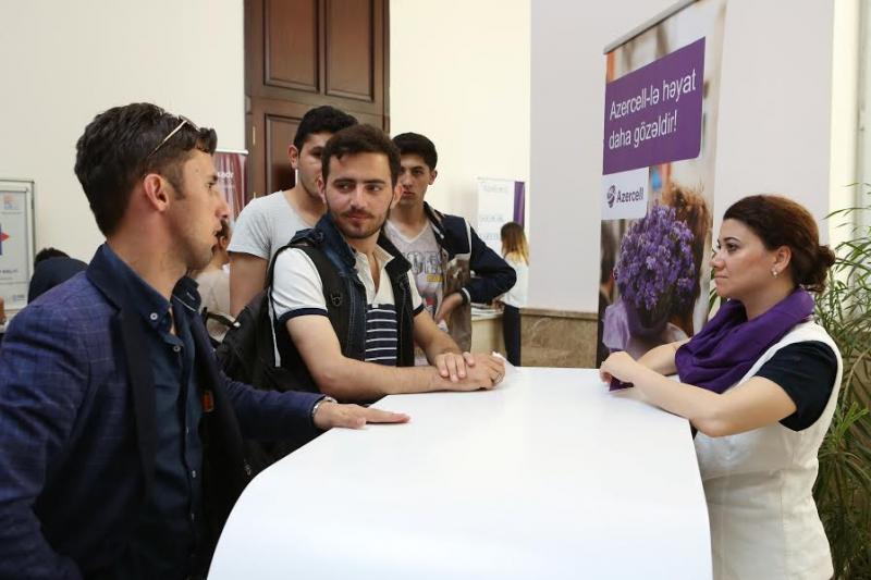 Azercell Karyera Sərgisində iştirak edib-Foto