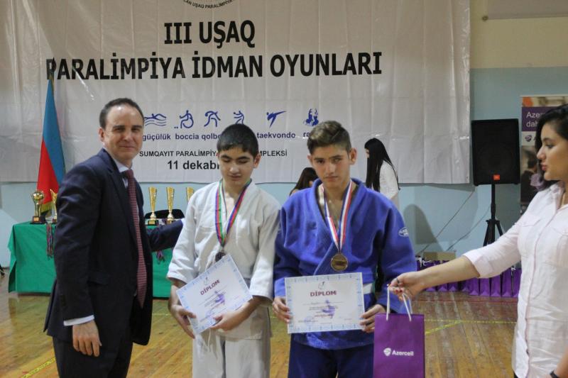 Azercell Uşaq Paralimpiya İdman Oyunlarına dəstək olub