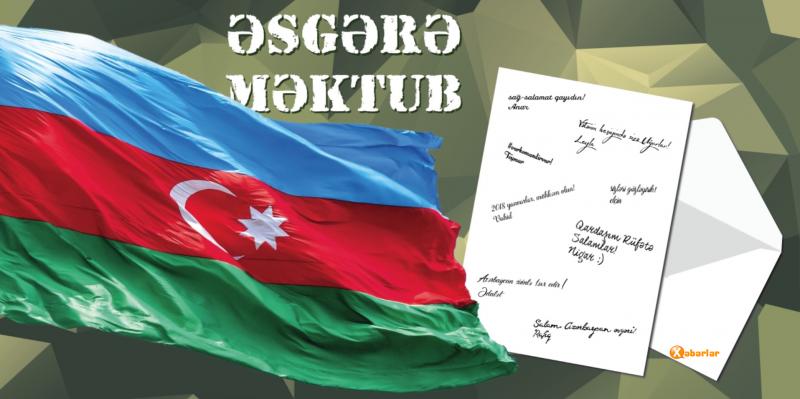 Azərpoçt Əsgərə məktub aksiyası keçirir