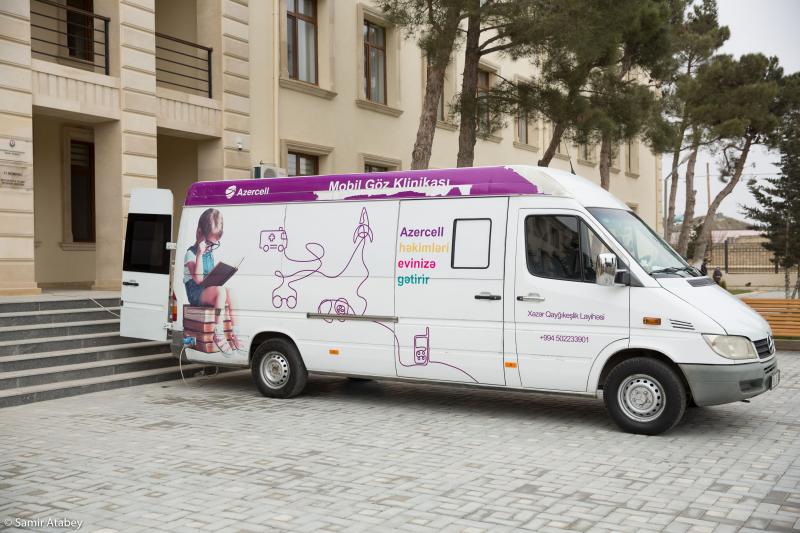 Mobil Göz Klinikası daha 800-ə yaxın insana dəstək oldu