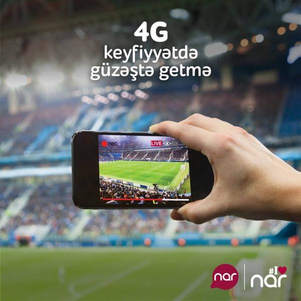 Nar 4G istifadəçilərinin sayı 24 faiz artıb