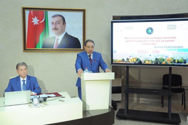 Nanotexnologiya dair məruzə dinlənilib