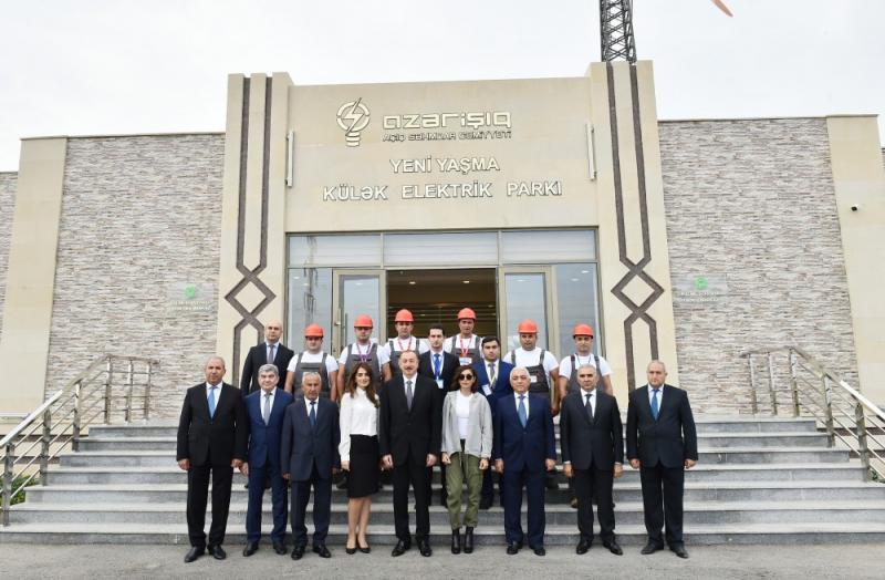 Xızı rayonunda “Yeni Yaşma” Külək Elektrik Parkı istifadəyə verilib