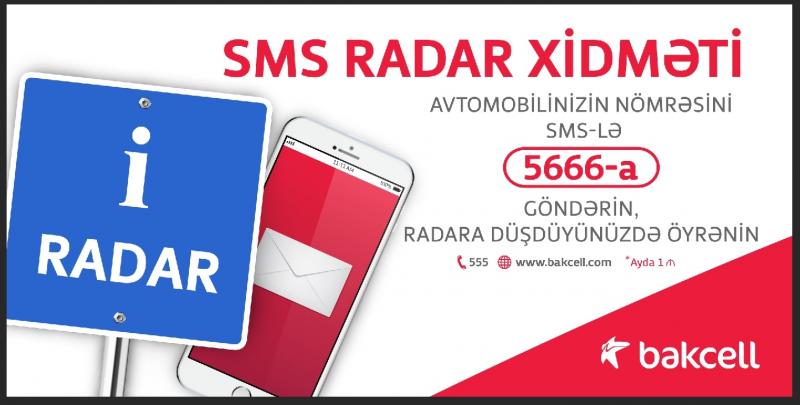 Minlərlə Bakcell abunəçisi SMS Radar xidmətindən faydalanır