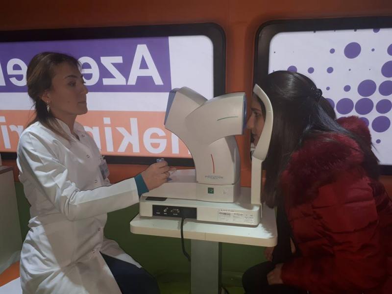 Azercell ödənişsiz göz müayinələri təşkil etməyə davam edir