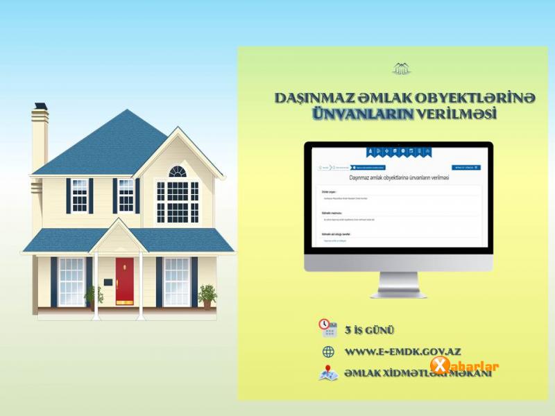 Daşınmaz əmlak obyektlərinə ünvan verilməsi necə aparılır?