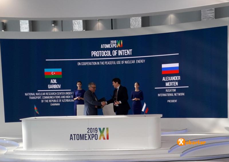 Rusatom və Milli Nüvə Tədqiqatları Mərkəzi arasında protokol imzalanıb