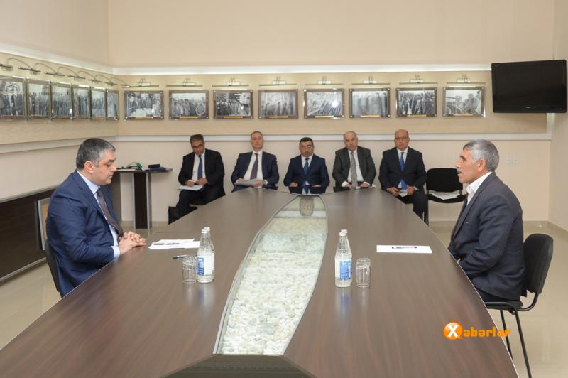 Nazirliyin rəhbərliyi Şamaxı və Ağsu rayonlarında vətəndaşlarla görüşüb