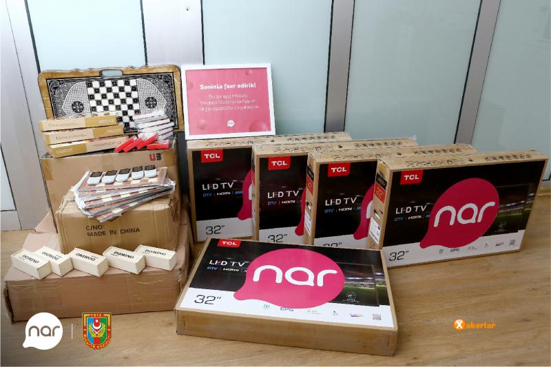 “Nar” bir sıra hərbi hissədə mobil danışıq nöqtəsi yaratdı