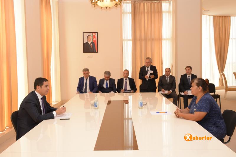 Nazirin birinci müavini Göygöldə vətəndaşları qəbul edib