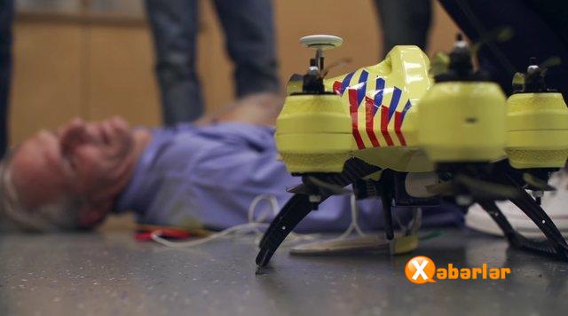 Təcili tibbi yardım dronları istifadəyə veriləcək
