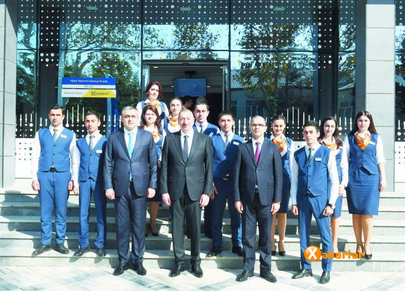 Ağdaşda Şəbəkə Xidmət Mərkəzi istifadəyə verilib