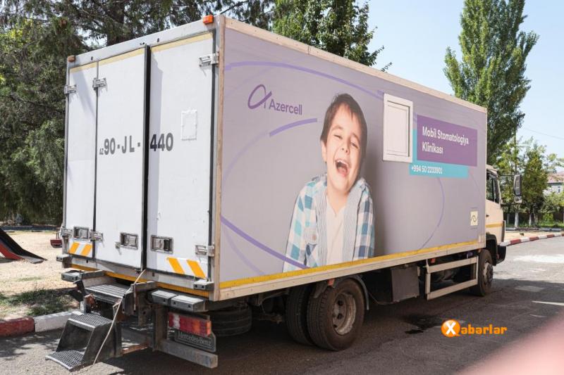 Azercellin Mobil Diş Klinikası ödənişsiz müayinələri davam etdirir