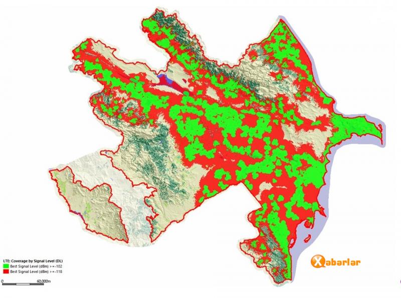 Azercell il ərzində regionlarda 4G şəbəkəsini 364 faiz artırdı