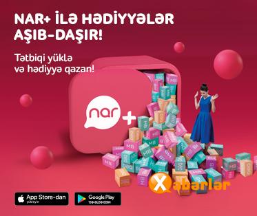 “Nar+” tətbiqini yüklə və hədiyyə qazan