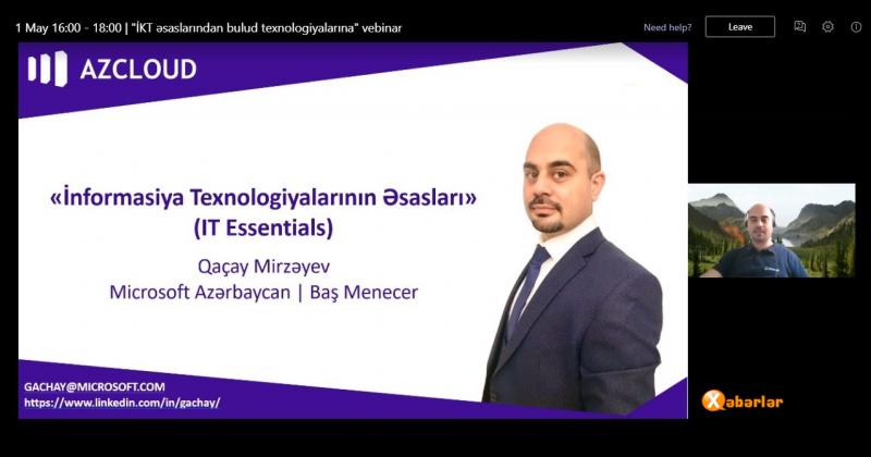 “AzInTelecom”-un təşəbbüsü ilə ödənişsiz vebinar keçirilib