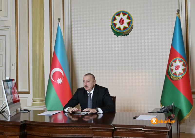 Prezident İlham Əliyevlə CISCO şirkətinin rəhbərləri arasında videokonfrans keçirilib