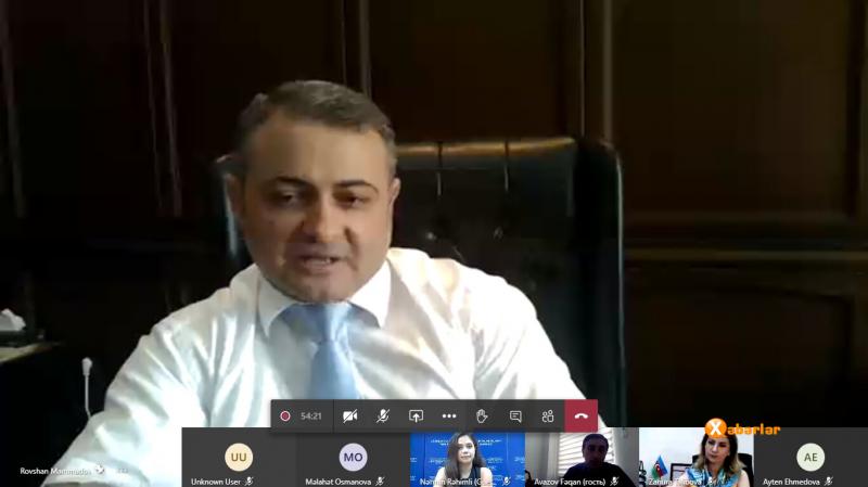 “İnformasiya təhlükəsizliyi: gənclər sosial mediada” mövzusunda videokonfrans keçirilib