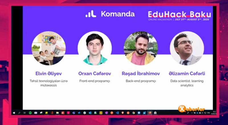 “EduHack” hakatonu başa çatıb