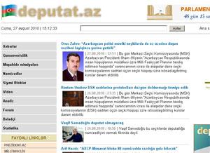 “deputat.az” portalı fəaliyyətə başladı