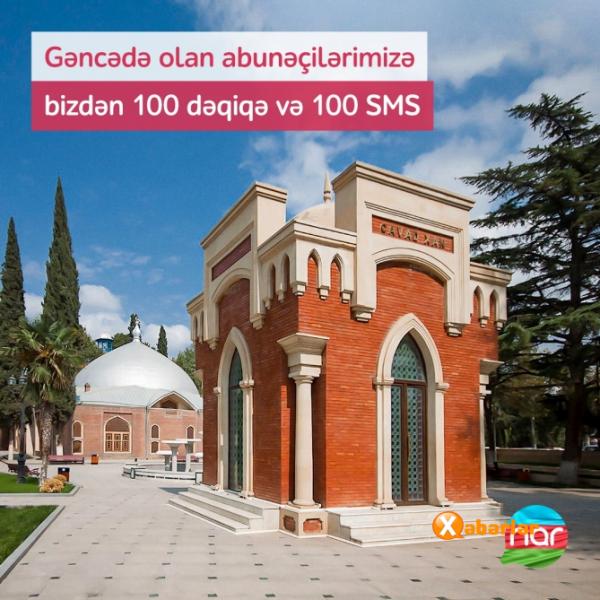 ® “Nar” Gəncə sakinlərini ödənişsiz danışıq dəqiqələri və SMS-lə təmin edib
