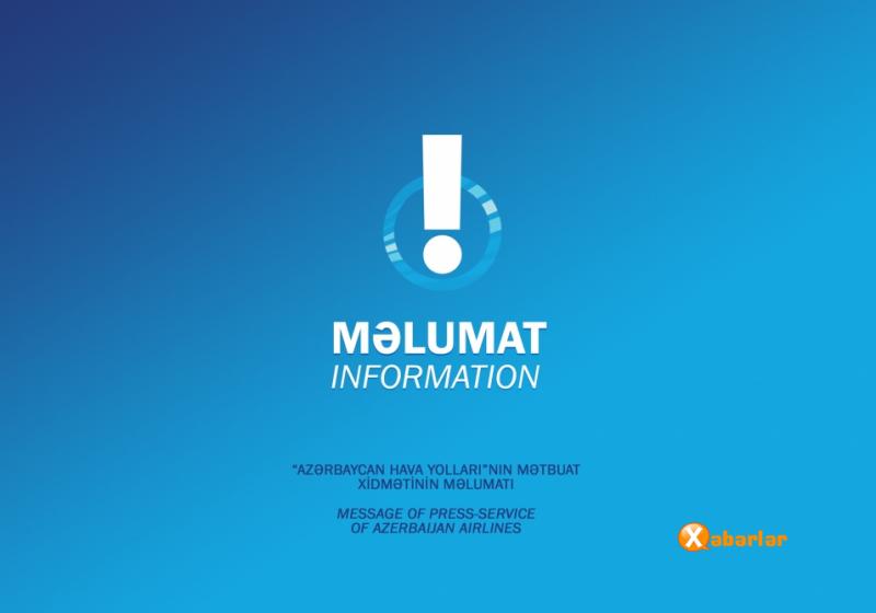 AZAL vətəndaşlara müraciət edib