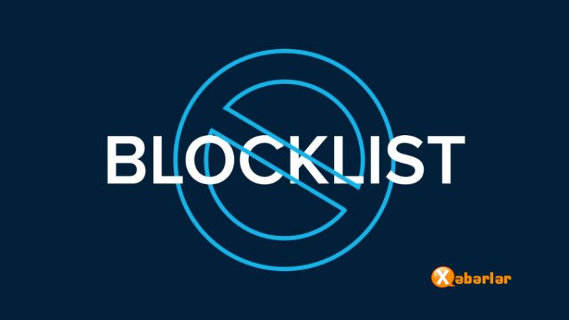 “Resurs İdarəetmə Mərkəzi” sistemində yeni “Blok Siyahısı” modulu istifadəyə verilib