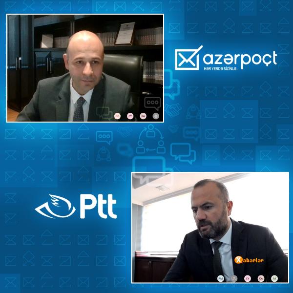 “Azərpoçt” MMC-nin Baş direktoru PTT rəhbəri ilə onlayn görüş keçirib
