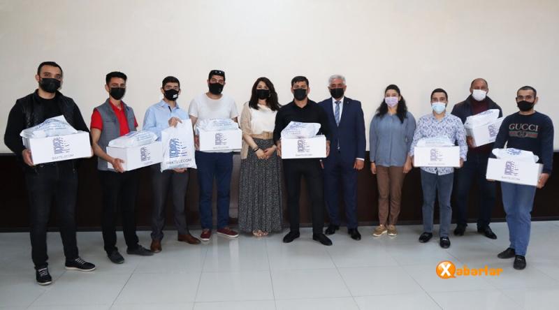 Rabitəçi şəhid ailələrinə və müharibə veteranlarına bayram sovqatı təqdim olunub