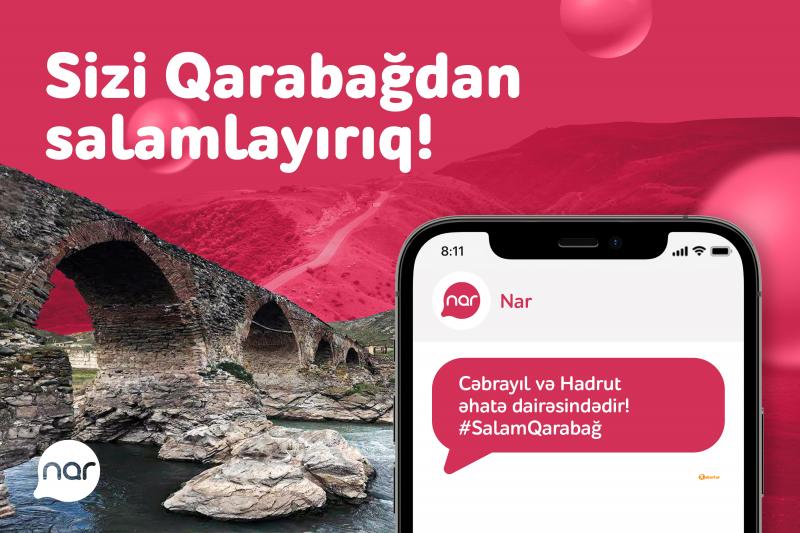 “Nar” şəbəkəsi Hadrutda və Cəbrayılda