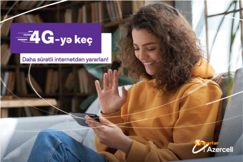 "Azercell" 100 mindən çox abunəçiyə 5GB aylıq internet paketi hədiyyə edib