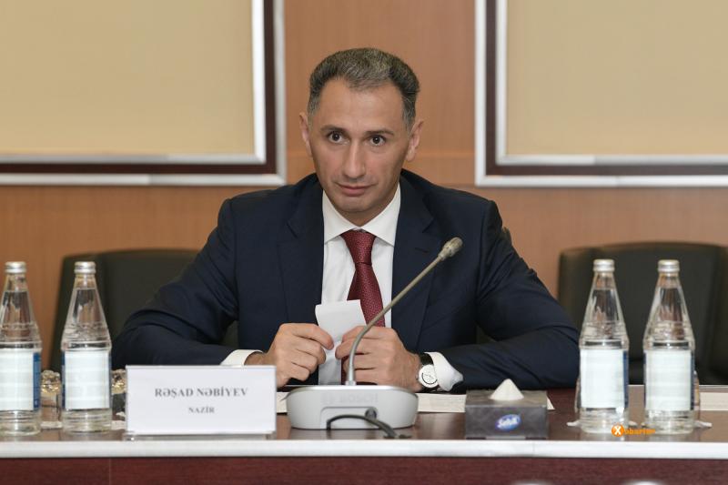 NRYTN yanında İctimai Şuraya seçilmiş üzvlərlə nazir Rəşad Nəbiyevin görüşü keçirilib