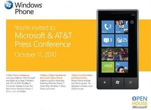 “Windows Phone 7”nin təqdim olunacağı vaxt açıqlandı