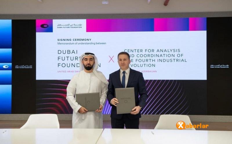 Azərbaycan və "Dubai Future Foundation” arasında memorandum imzalanıb