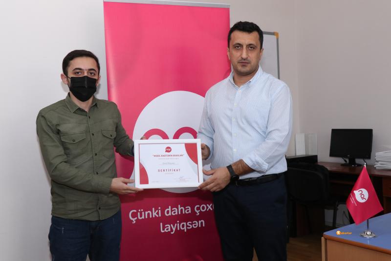 “Nar”ın keçirdiyi “Mobil rabitənin əsasları” təlimi yekunlaşıb